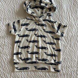 Kate Quinn Whale Hoodie 3-6 Months